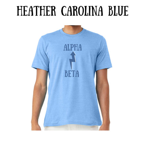 Beta to Alpha - Unisex Tee - Blues