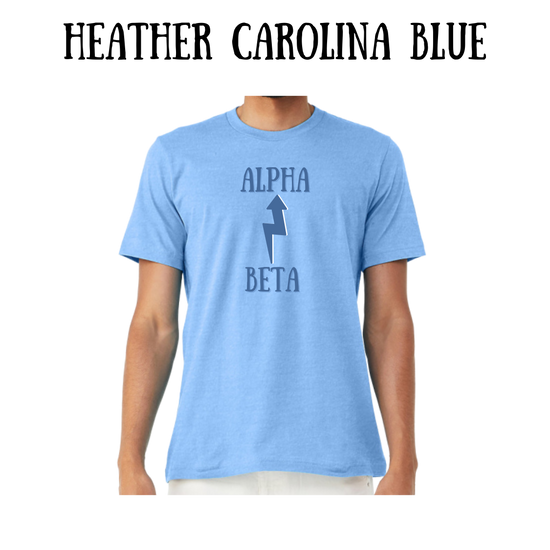Beta to Alpha - Unisex Tee - Blues