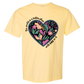 The World Is A Better Place With YOU In It - Comfort Colors - Heavyweight Unisex Tee - Yellows, Oranges, Reds