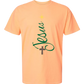 Jesus Tree - Comfort Colors - Heavyweight Unisex Tee - Yellows, Oranges