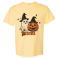 Halloween Besties - Comfort Colors - Heavyweight Unisex Tee - Yellows, Oranges, Reds