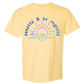 Sunsets & No Regrets - Comfort Colors - Heavyweight Unisex Tee - Yellows, Oranges, Reds