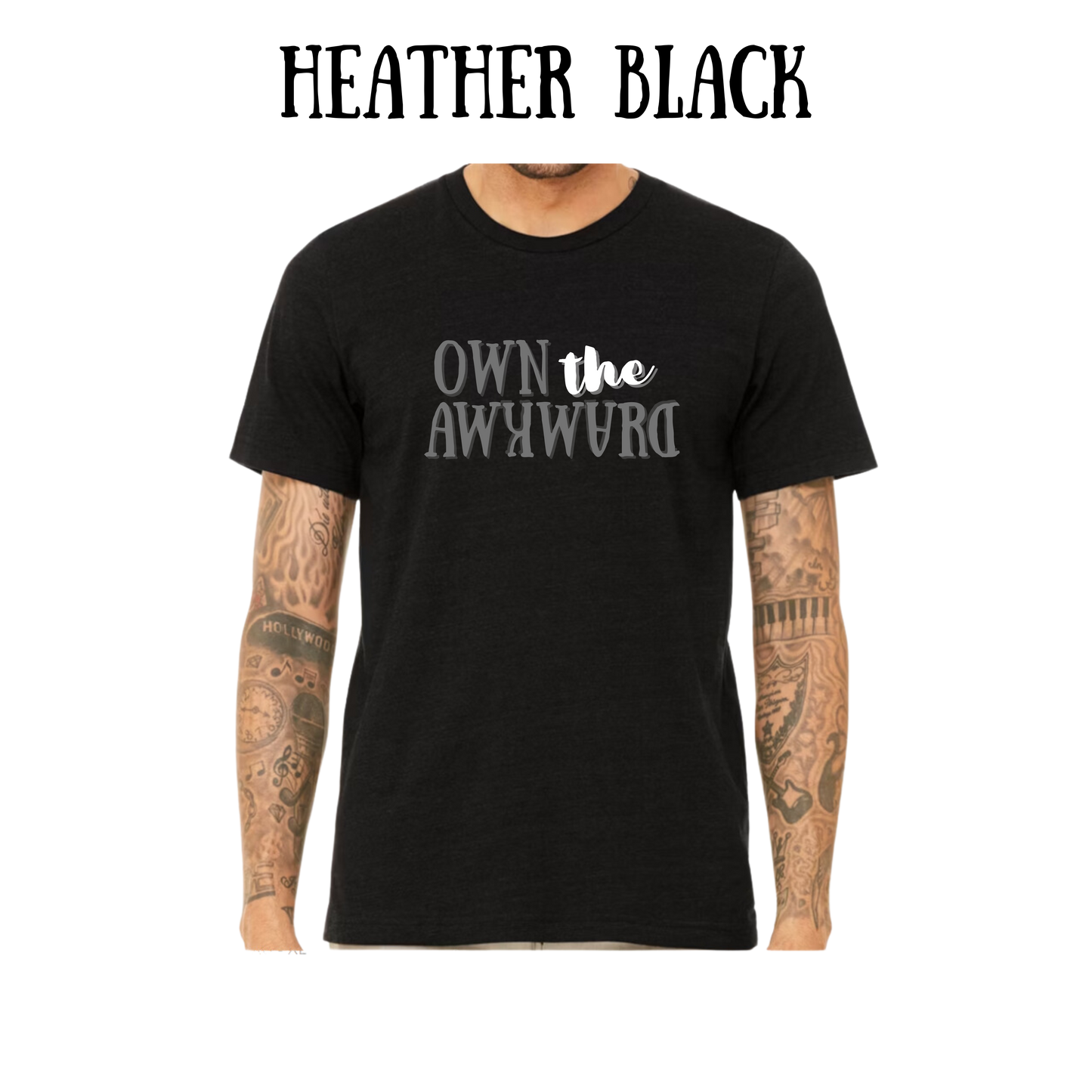 own the awkward - unisex tee - blues