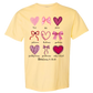 Galatians 5 - Valentines - Comfort Colors - Heavyweight Unisex Tee - Yellows, Oranges, Reds