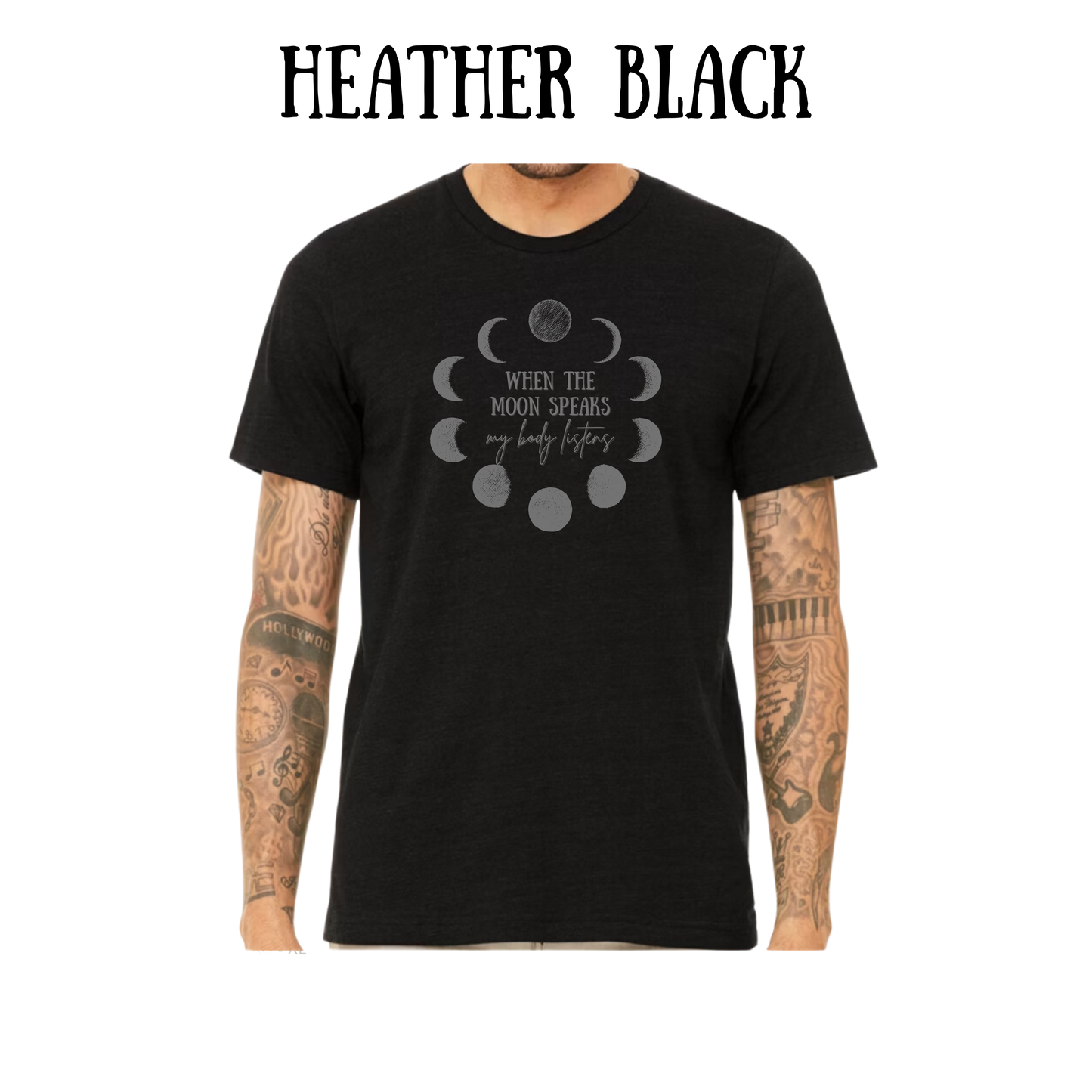 when the moon speaks - unisex tee - blues