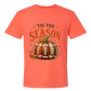 'Tis Football Season - Comfort Colors - Heavyweight Unisex Tee - Yellows, Oranges, Reds