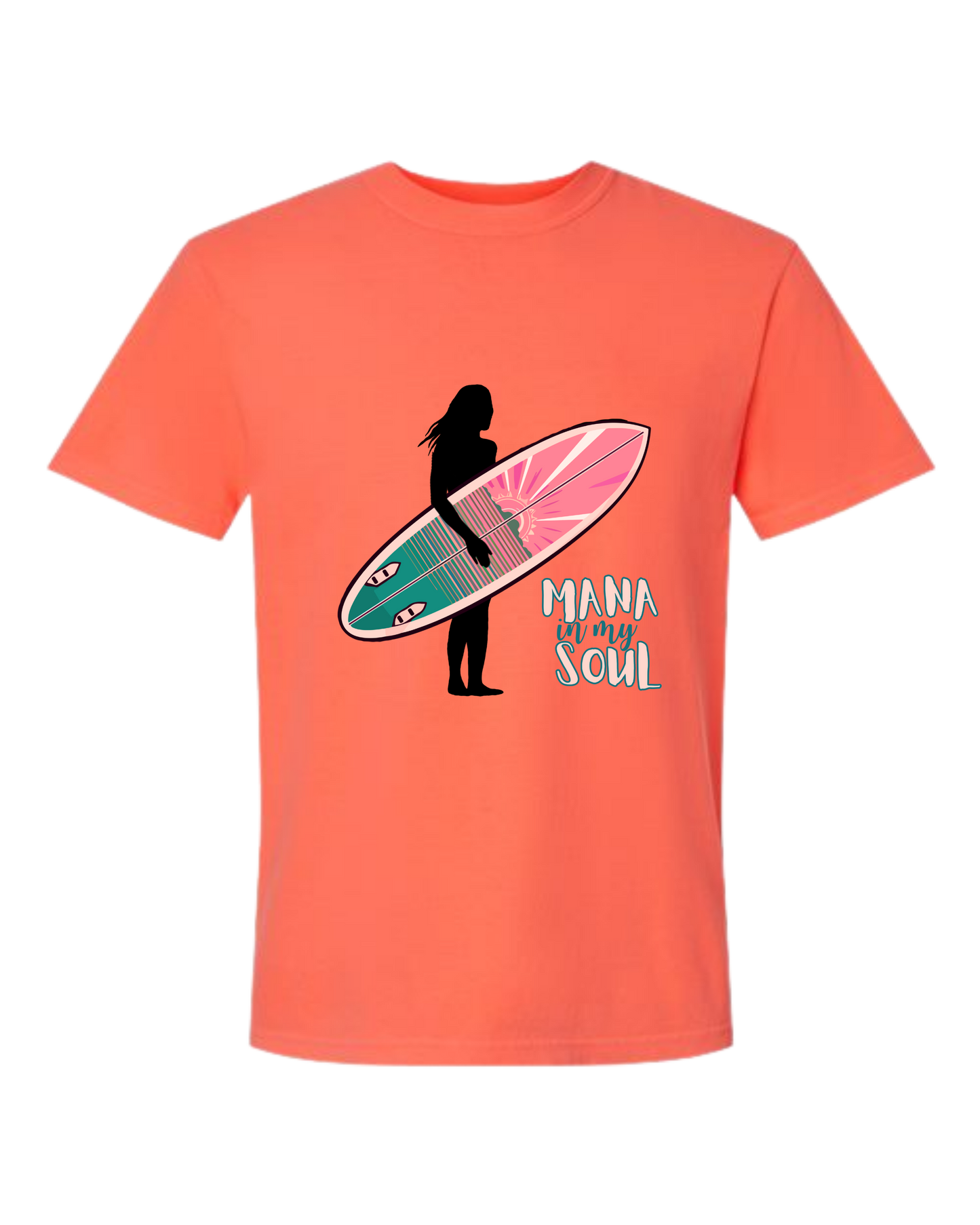Mana in My Soul - Comfort Colors - Heavyweight Unisex Tee - Yellows, Oranges, Reds