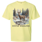 Winter Woodland - Comfort Colors - Heavyweight Unisex Tee - Yellows, Oranges