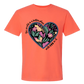 The World Is A Better Place With YOU In It - Comfort Colors - Heavyweight Unisex Tee - Yellows, Oranges, Reds