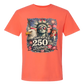 America's 250th Birthday - Comfort Colors - Heavyweight Unisex Tee - Yellows, Oranges, Reds