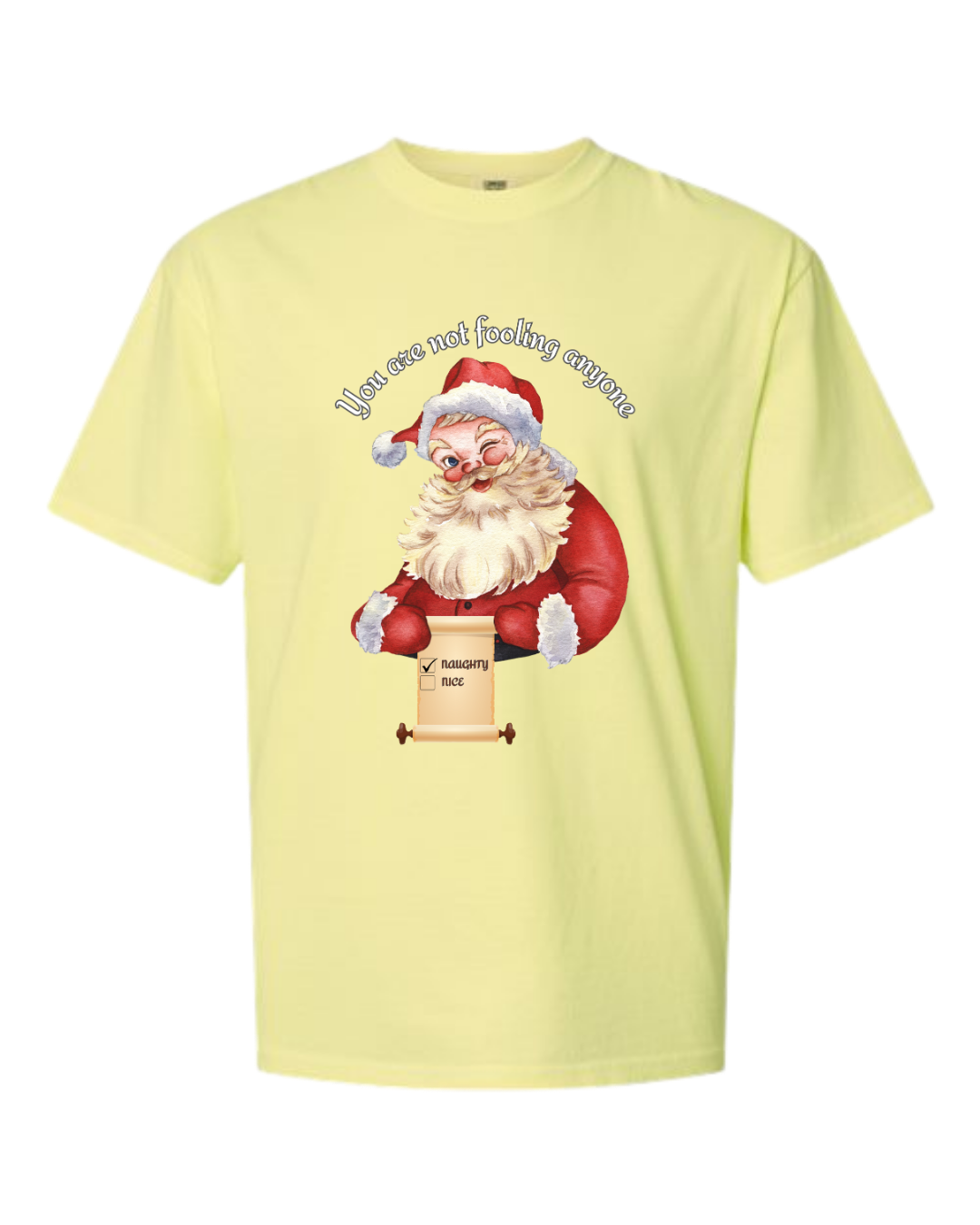 You Are Not Fooling Anyone - Comfort Colors - Heavyweight Unisex Tee - Yellows, Oranges