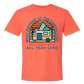 What Happens At The Campground - Comfort Colors - Heavyweight Unisex Tee - Yellows, Oranges, Reds
