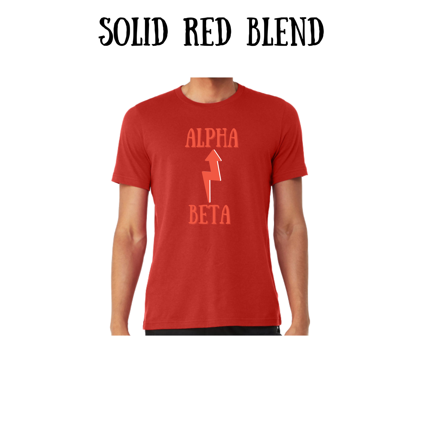 Beta to Alpha - Unisex Tee - Yellows, Oranges, Reds