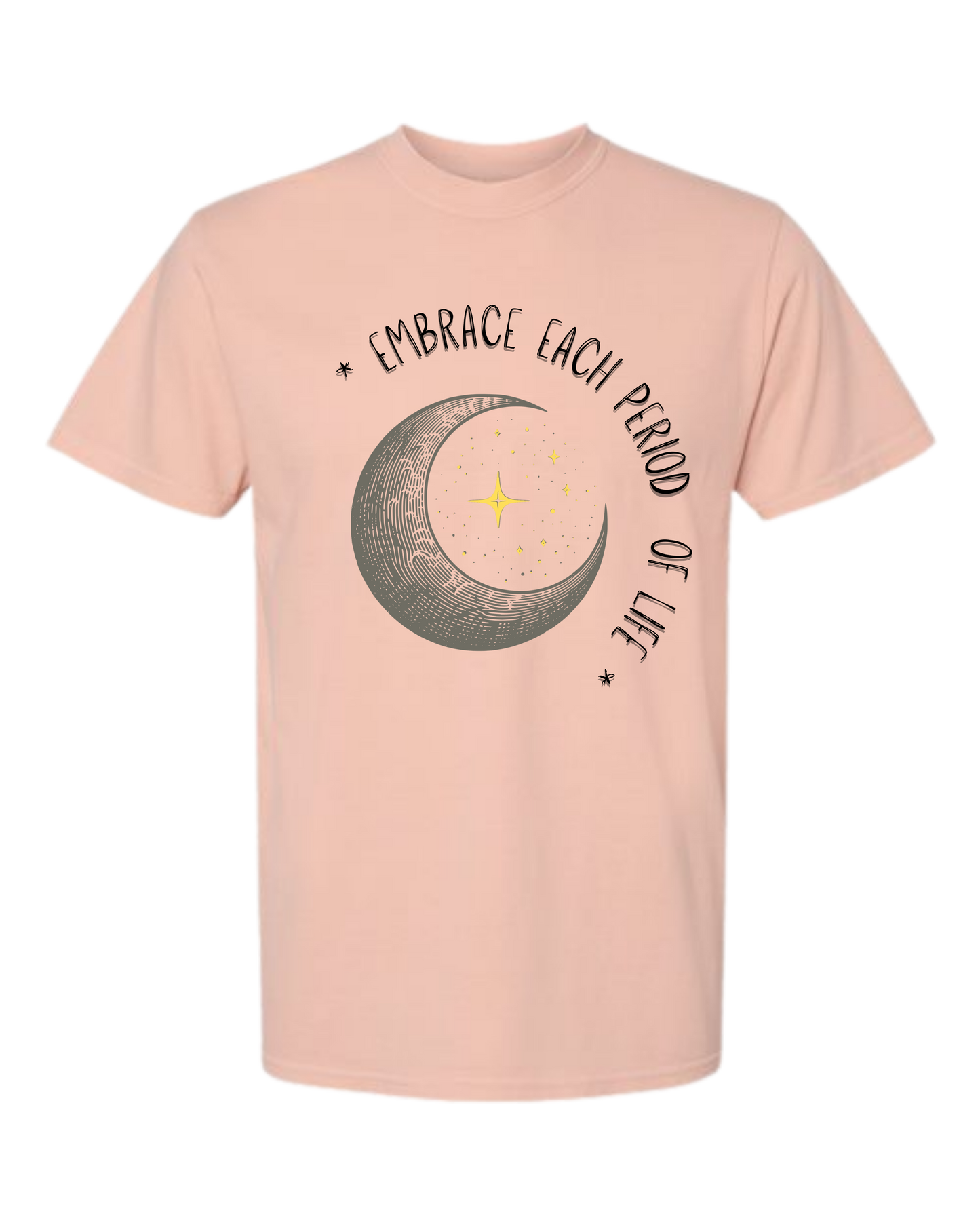Embrace Each Period of Life - Comfort Colors - Heavyweight Unisex Tee - Yellows, Oranges, Reds