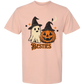 Halloween Besties - Comfort Colors - Heavyweight Unisex Tee - Yellows, Oranges, Reds