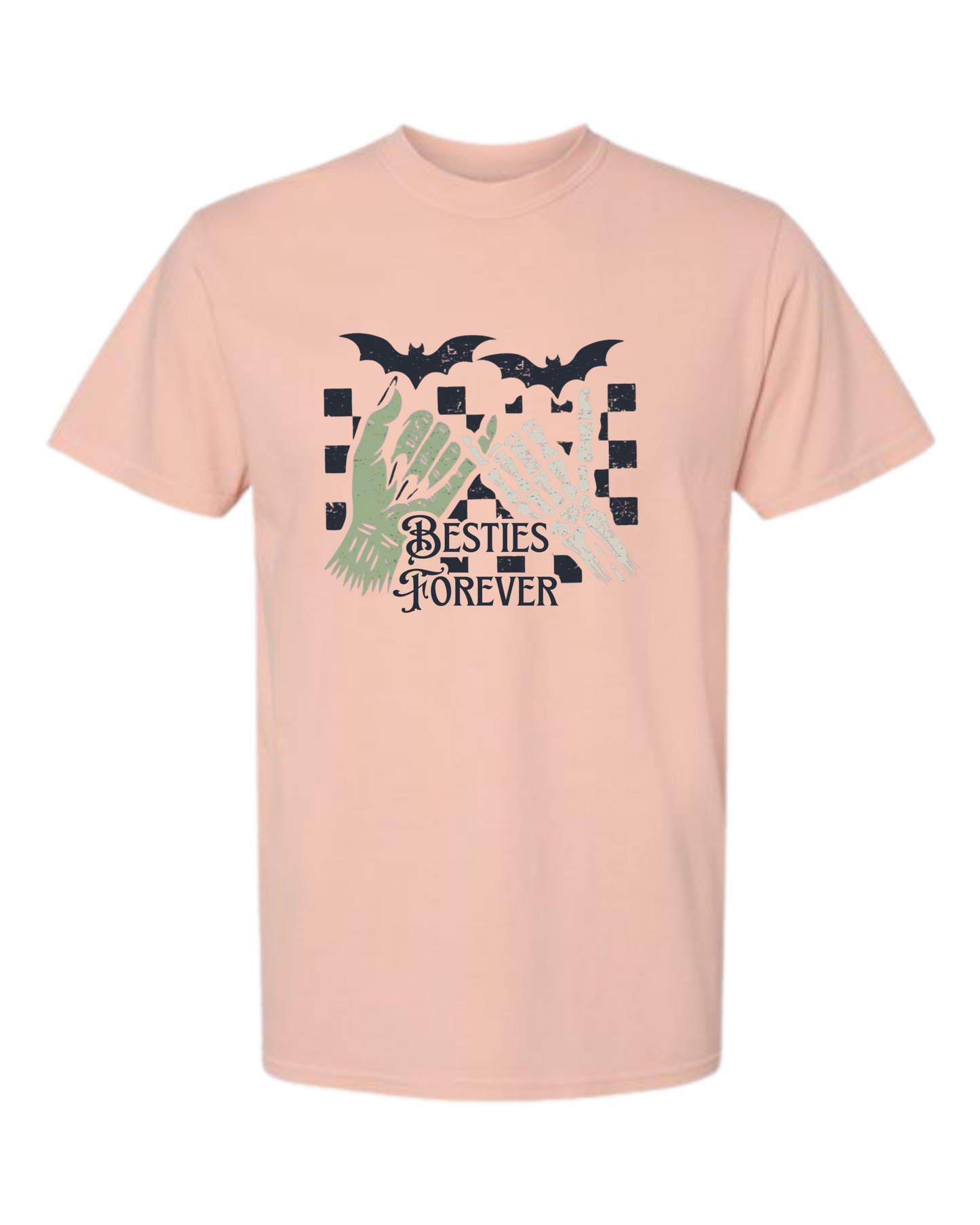 Besties Forever - Comfort Colors - Heavyweight Unisex Tee - Yellows, Oranges, Reds