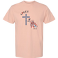 Loves Jesus & America too - Comfort Colors - Heavyweight Unisex Tee - Yellows, Oranges, Reds