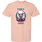 Free Bird - Comfort Colors - Heavyweight Unisex Tee - Yellows, Oranges, Reds