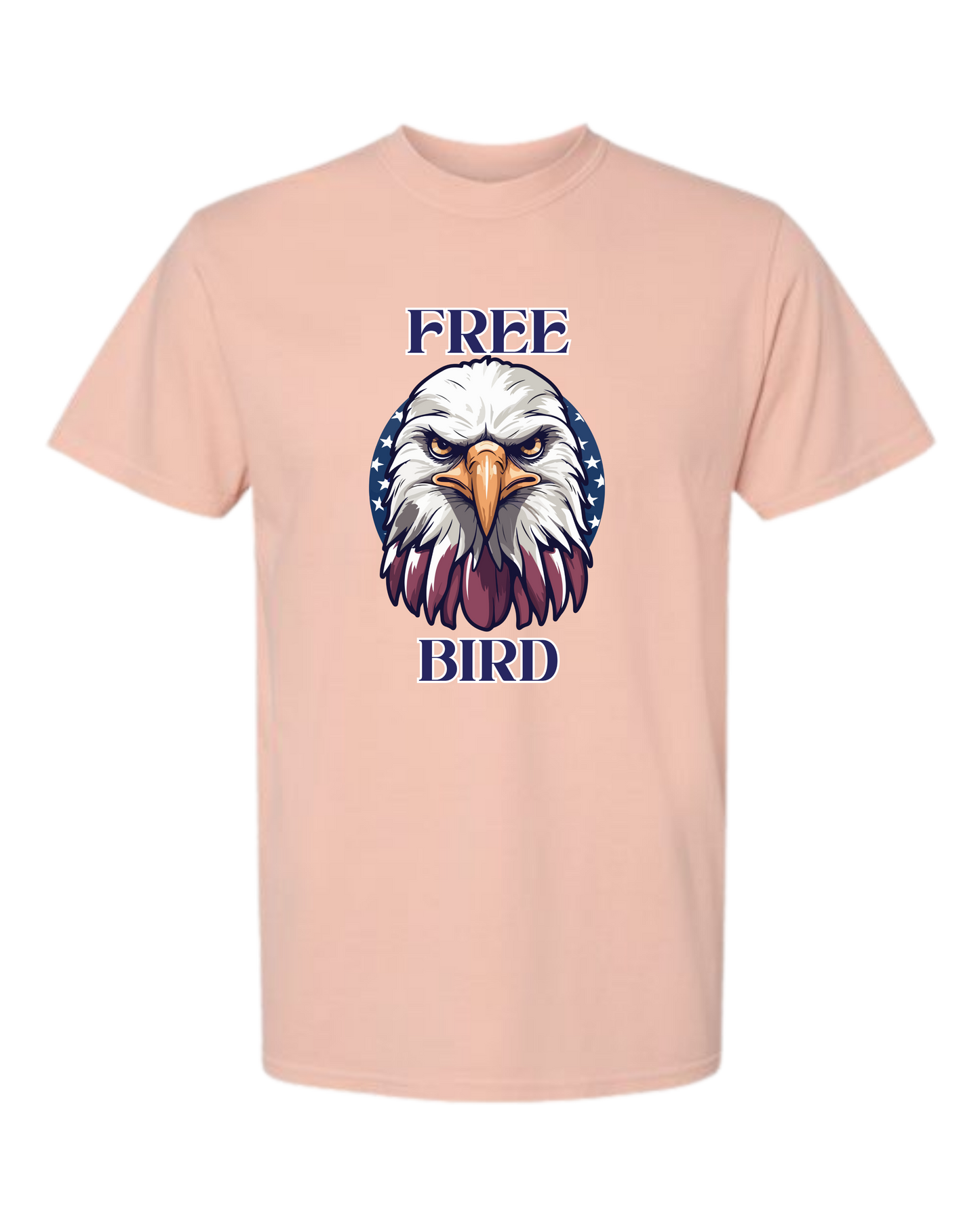 Free Bird - Comfort Colors - Heavyweight Unisex Tee - Yellows, Oranges, Reds