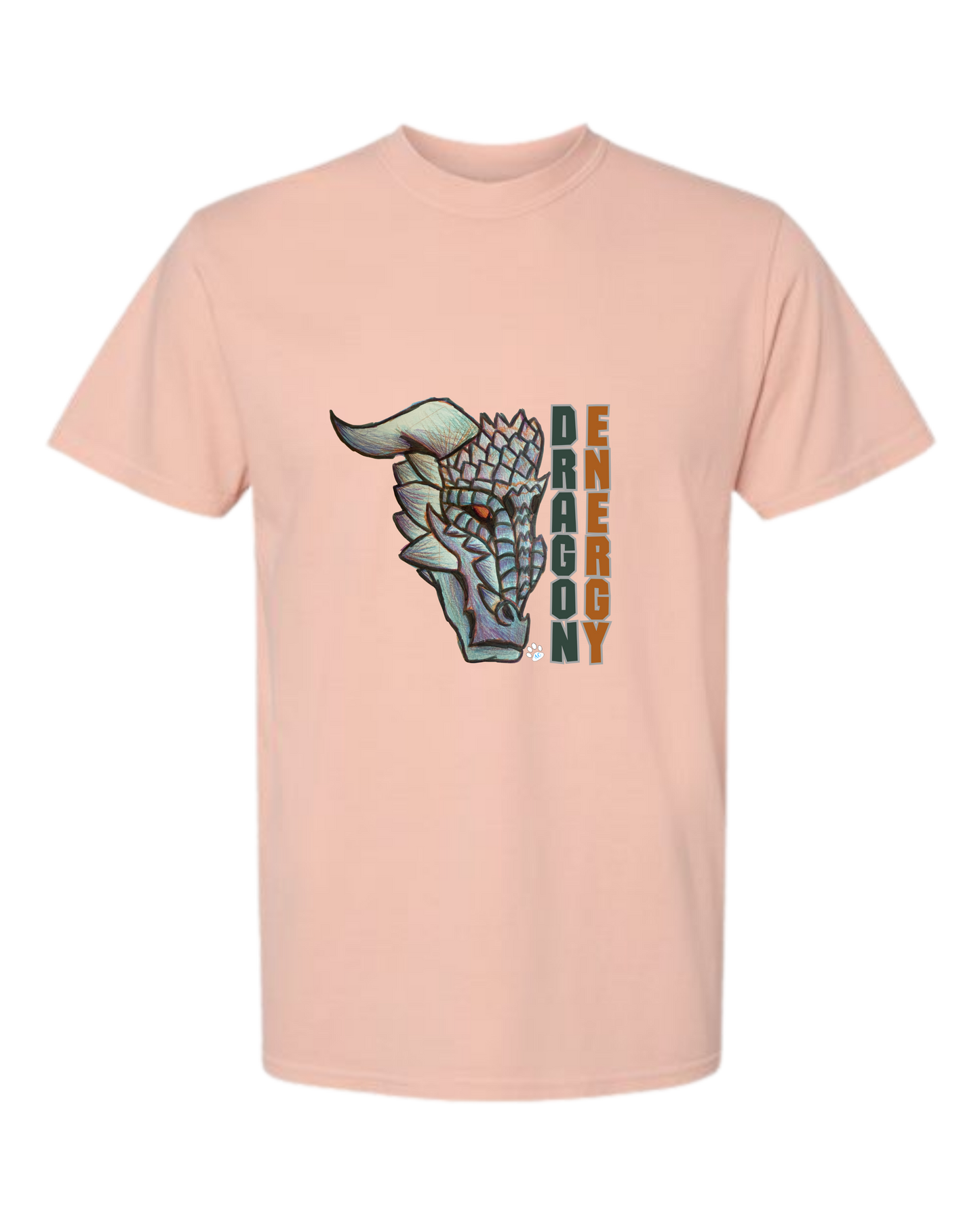 Dragon Energy - Comfort Colors - Heavyweight Unisex Tee - Yellows, Oranges, Reds