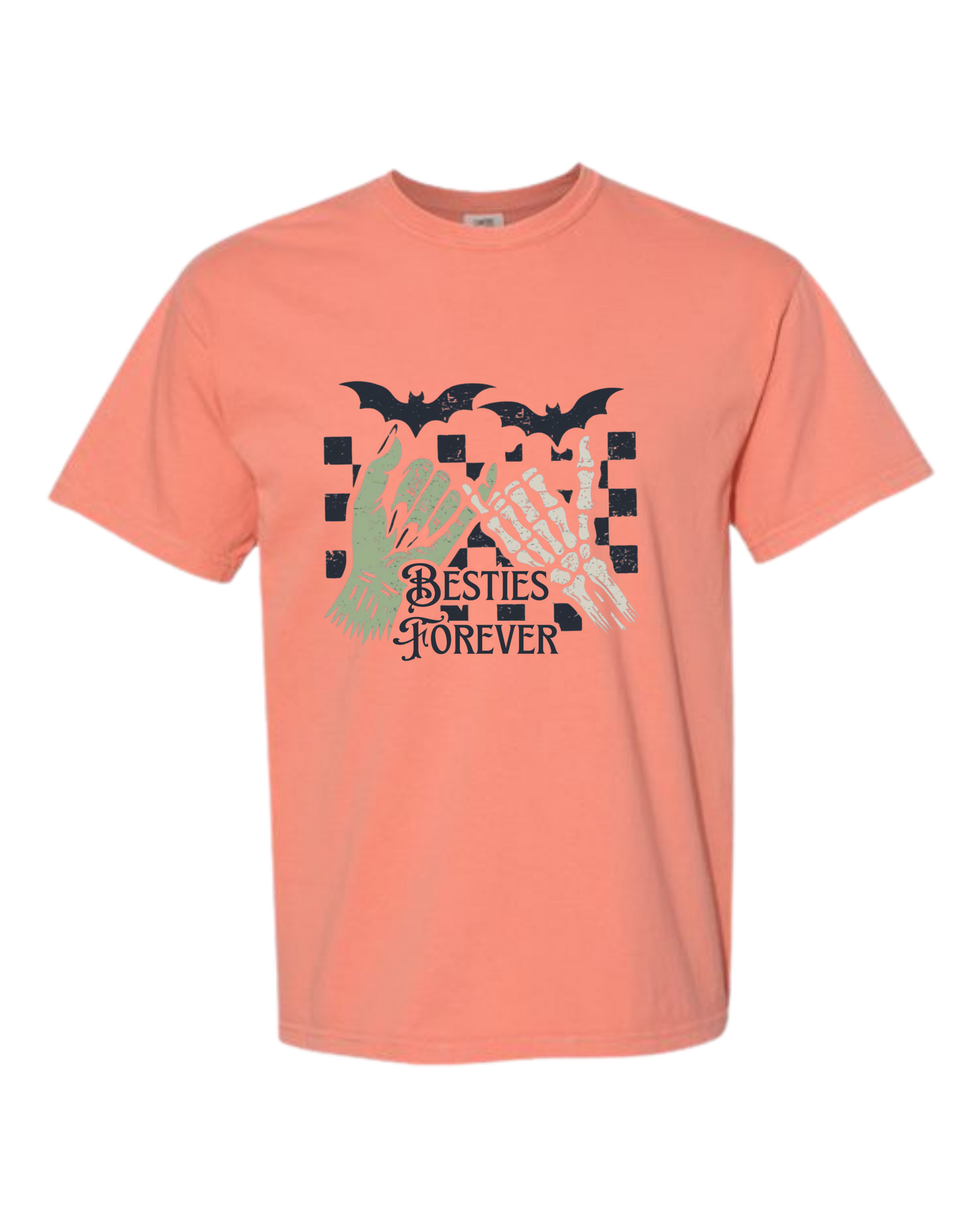 Besties Forever - Comfort Colors - Heavyweight Unisex Tee - Yellows, Oranges, Reds