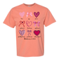 Galatians 5 - Valentines - Comfort Colors - Heavyweight Unisex Tee - Yellows, Oranges, Reds