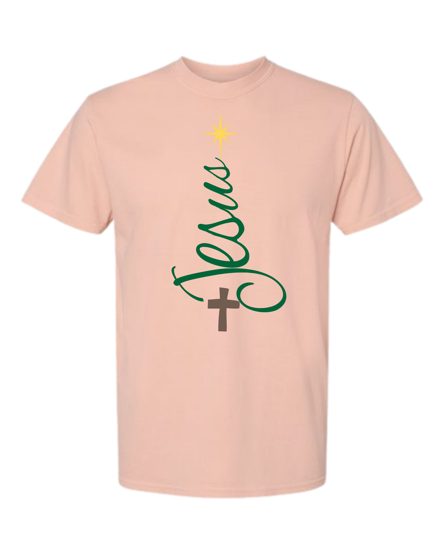 Jesus Tree - Comfort Colors - Heavyweight Unisex Tee - Yellows, Oranges