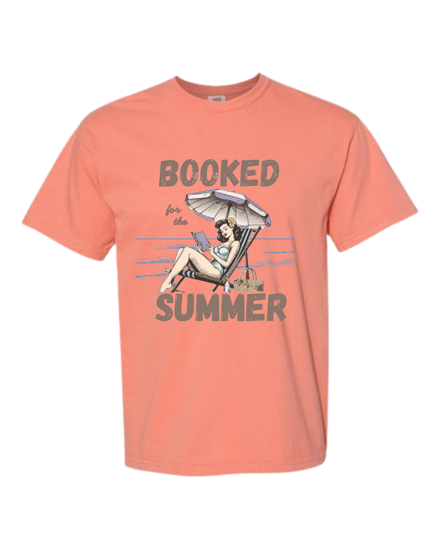 Booked for the Summer - Comfort Colors - Heavyweight Unisex Tee - Yellows, Oranges, Reds