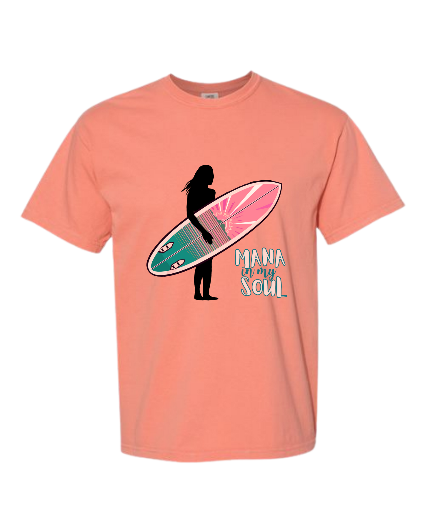 Mana in My Soul - Comfort Colors - Heavyweight Unisex Tee - Yellows, Oranges, Reds