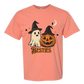 Halloween Besties - Comfort Colors - Heavyweight Unisex Tee - Yellows, Oranges, Reds