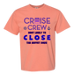 Cruise Crew Most Likely to Close the Buffet Down - Comfort Colors - Heavyweight Unisex Tee - Yellows, Oranges, Reds