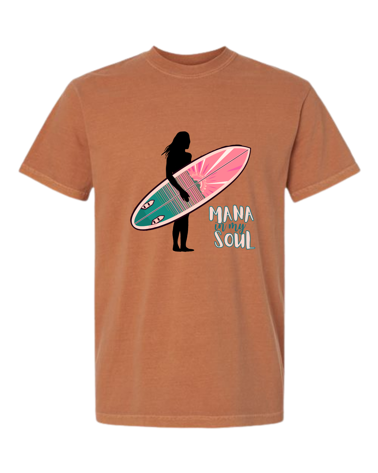 Mana in My Soul - Comfort Colors - Heavyweight Unisex Tee - Yellows, Oranges, Reds