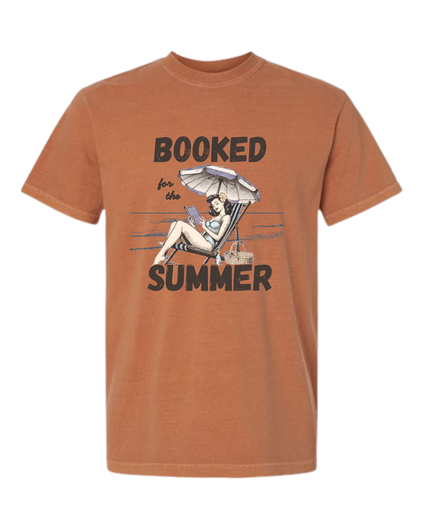 Booked for the Summer - Comfort Colors - Heavyweight Unisex Tee - Yellows, Oranges, Reds