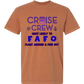 Cruise Crew Most Likely to FAFO Float Around & Find Out - Comfort Colors - Heavyweight Unisex Tee - Yellows, Oranges, Reds