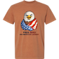 Free Bird An American Legend - Comfort Colors - Heavyweight Unisex Tee - Yellows, Oranges, Reds