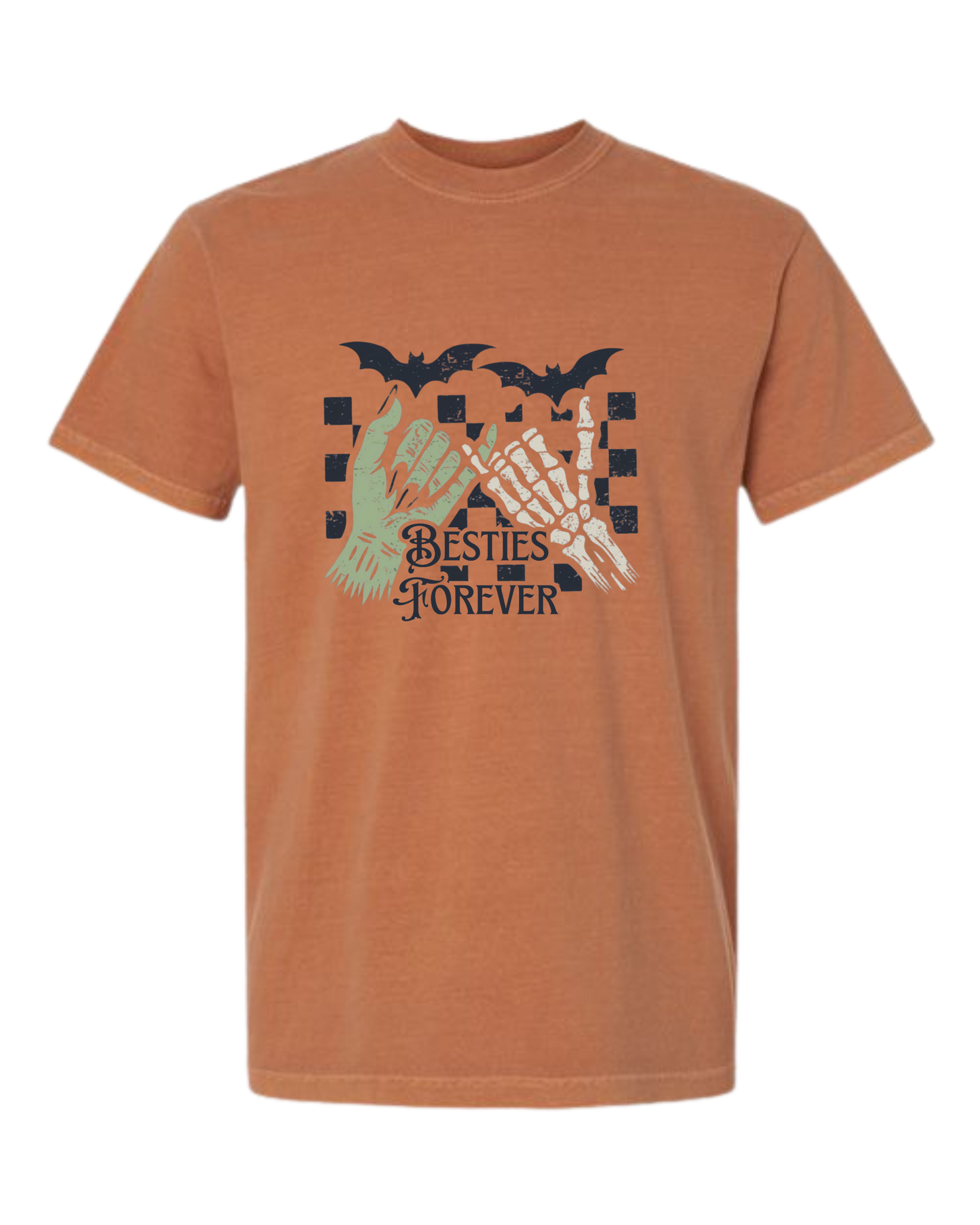 Besties Forever - Comfort Colors - Heavyweight Unisex Tee - Yellows, Oranges, Reds