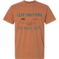 Life Happens The Beach Helps - Comfort Colors - Heavyweight Unisex Tee - Yellows, Oranges, Reds