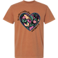 The World Is A Better Place With YOU In It - Comfort Colors - Heavyweight Unisex Tee - Yellows, Oranges, Reds