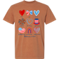 Galatians 5 - Patriotic - Comfort Colors - Heavyweight Unisex Tee - Yellows, Oranges, Reds