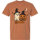 Halloween Besties - Comfort Colors - Heavyweight Unisex Tee - Yellows, Oranges, Reds