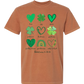 Galatians 5 - St Patrick's Day - Comfort Colors - Heavyweight Unisex Tee - Yellows, Oranges, Reds