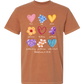 Galatians 5 - Spring - Comfort Colors - Heavyweight Unisex Tee - Yellows, Oranges, Reds