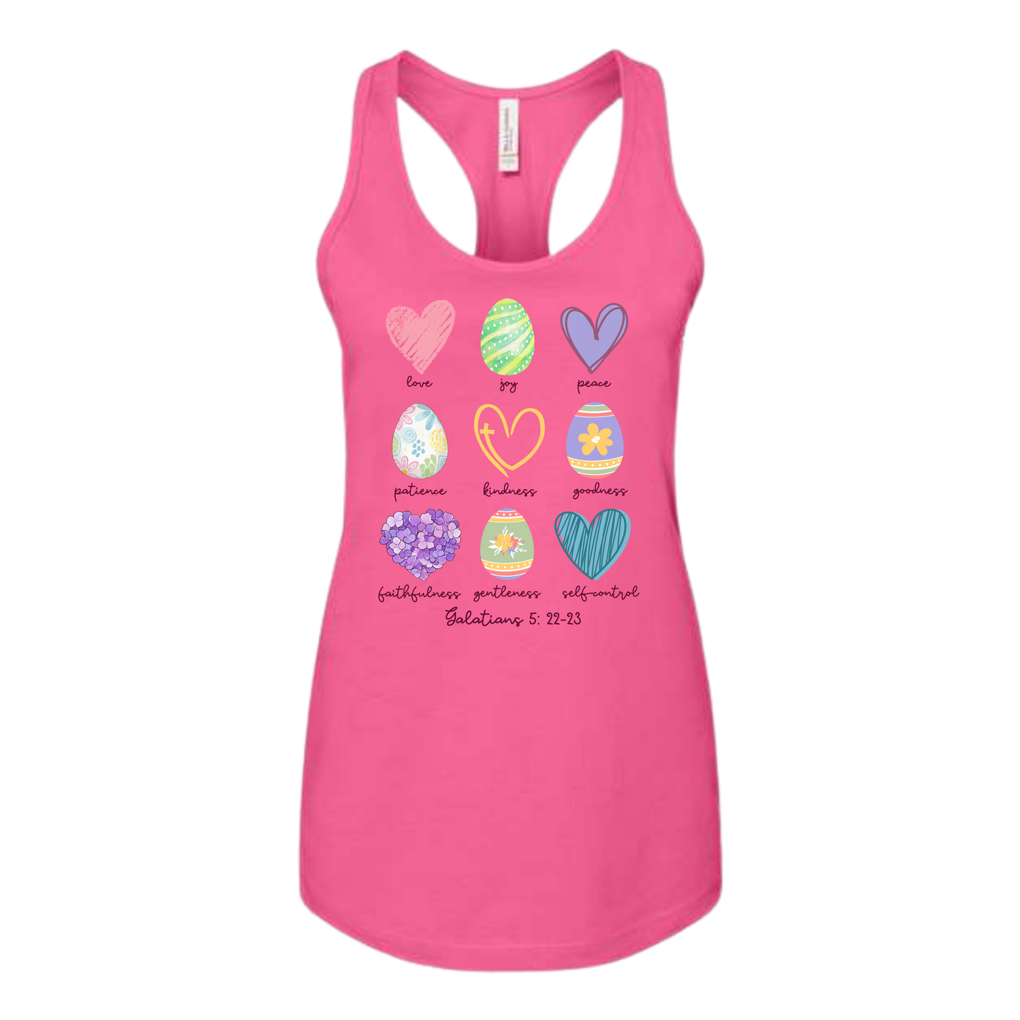 Galatians 5 - Easter - Bella+Canvas - Women's Jersey Racerback Tank