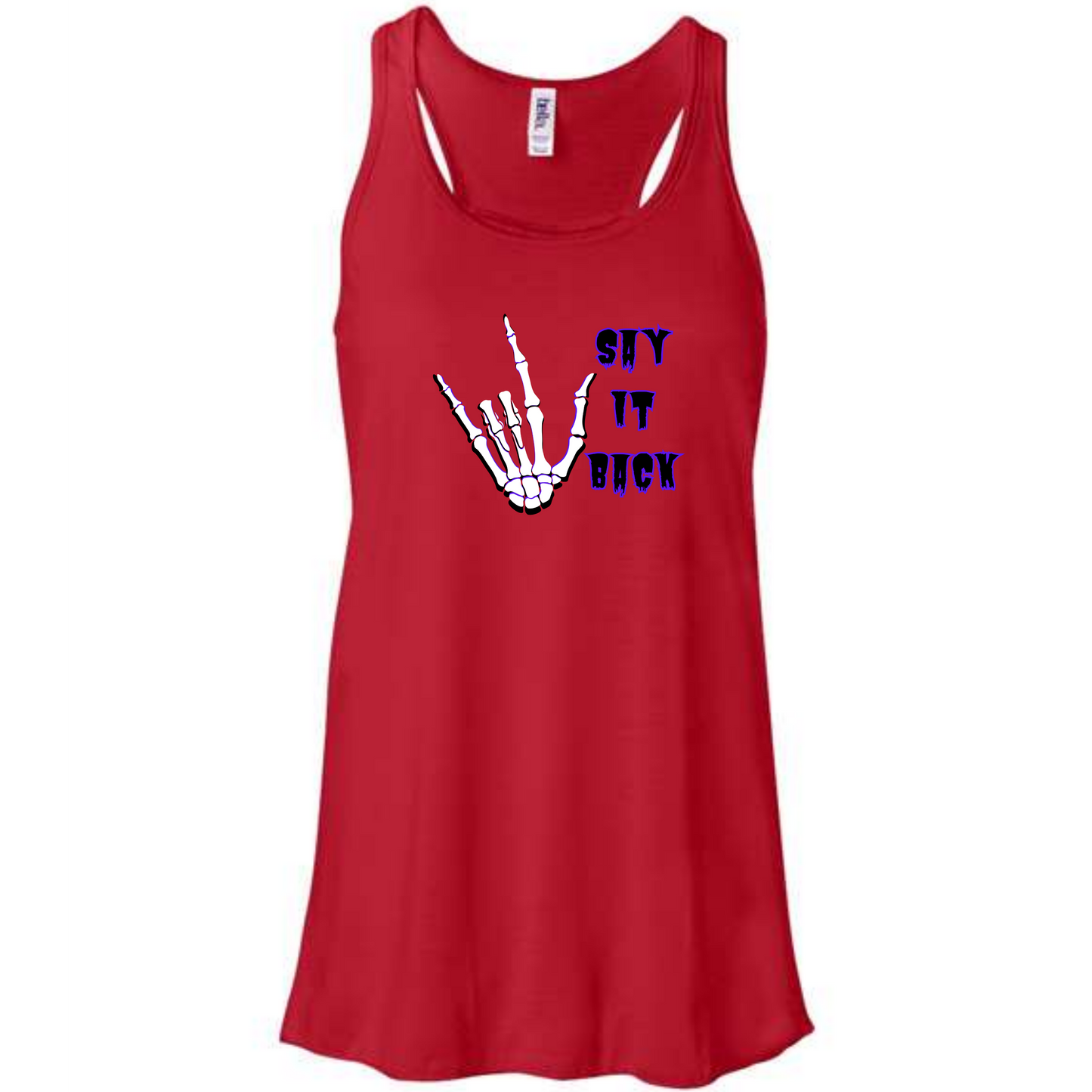 I Love You, Say It Back - Women's Flowy Racerback Tank