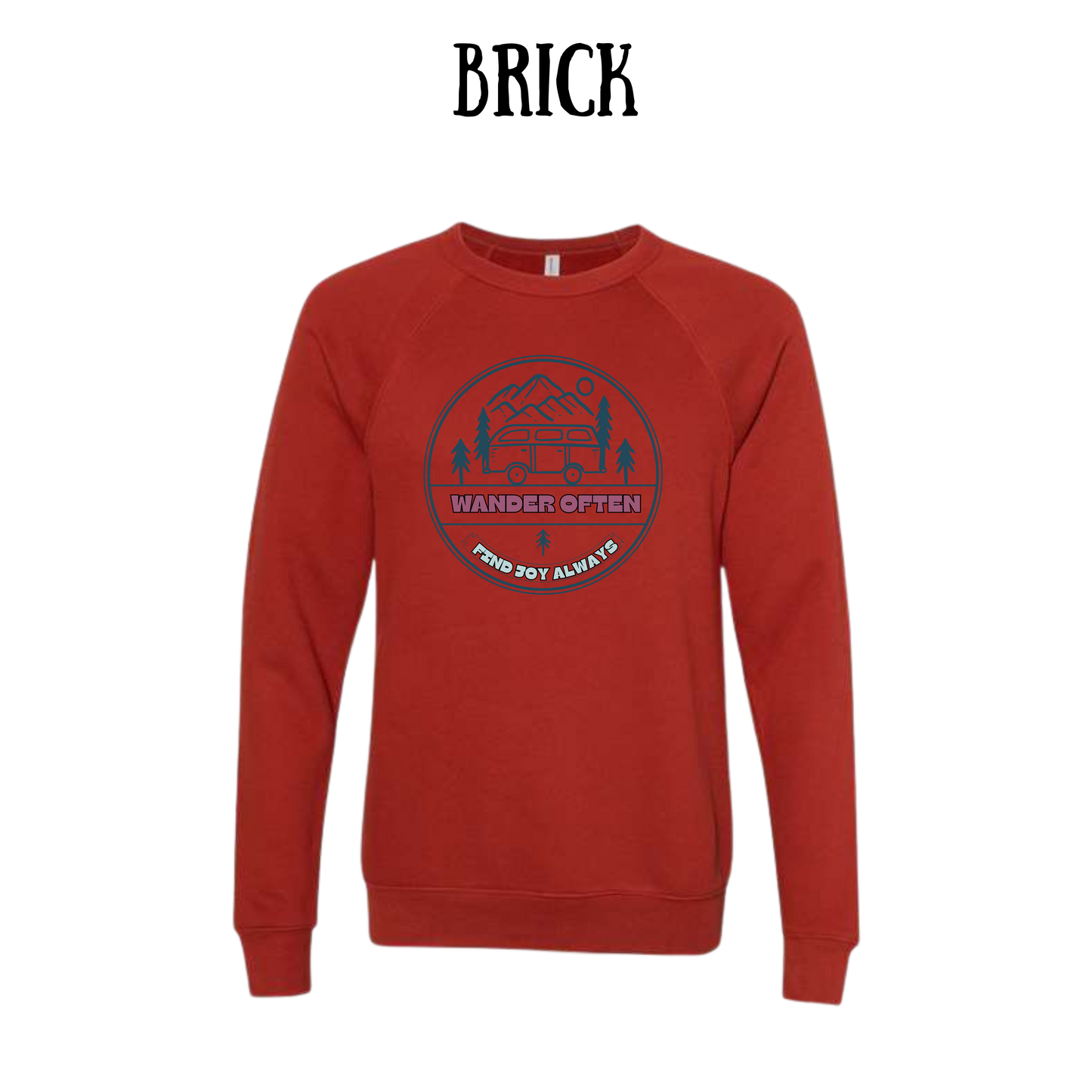 CP - Wander Often - Sponge Fleece Raglan Sweatshirt - Assorted Colors