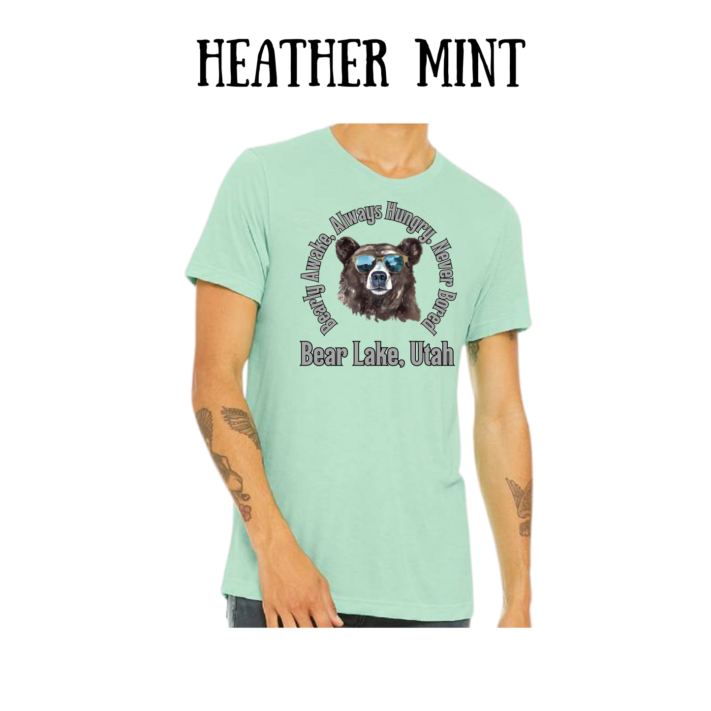 CP - Bear Lake Utah - Unisex Tee - Greens