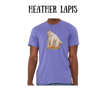AC - Muscle Bear - Unisex Tee - Pinks, Purples, Neutrals