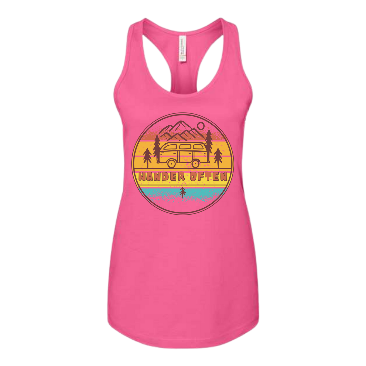 Wander Often - Bella+Canvas - Women's Jersey Racerback Tank