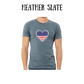 PP - One Nation One Heart - Unisex Tee - Blues