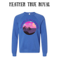VP - Sunsets & No Regrets - Sponge Fleece Raglan Sweatshirt - Blues, Purples
